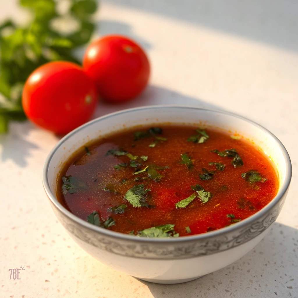 Rasam with Tomato Powder